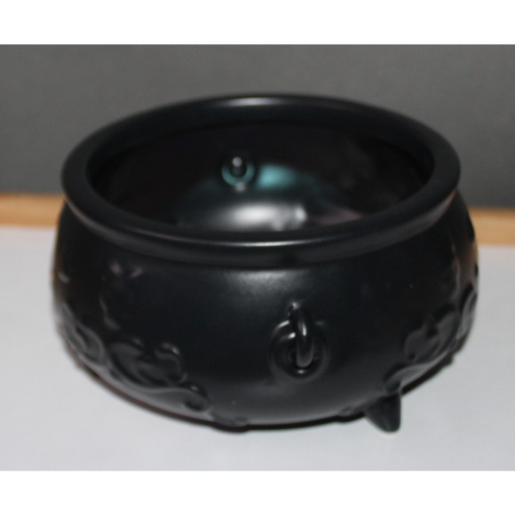 Bath & Body Works Black Footed Round Cauldron Body Care Holder Vanity Halloween - Picture 13 of 15